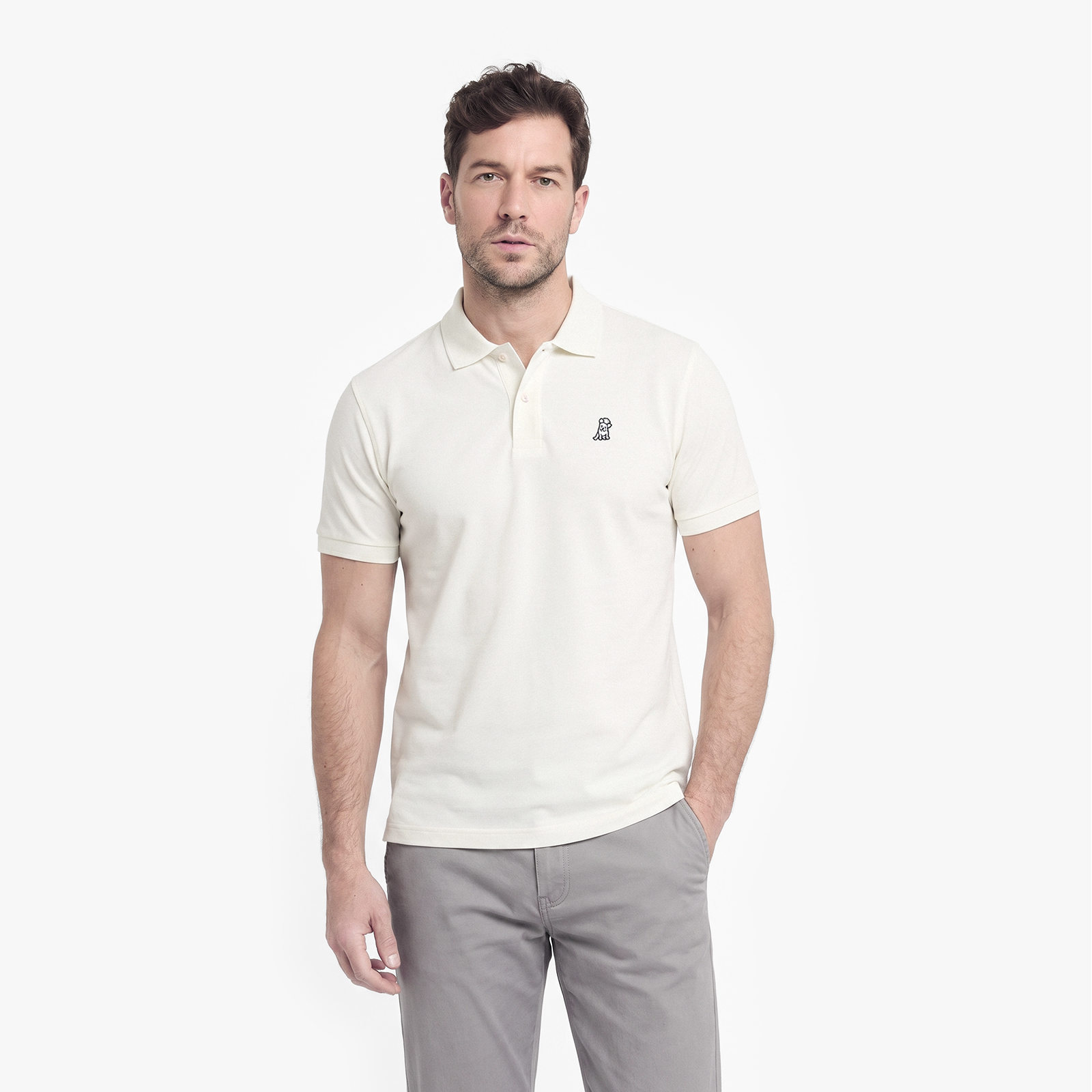 Polo Riviera en color Marfil